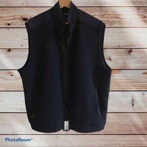 Murano XL Slim Fit Thin Vest with Zipper N…